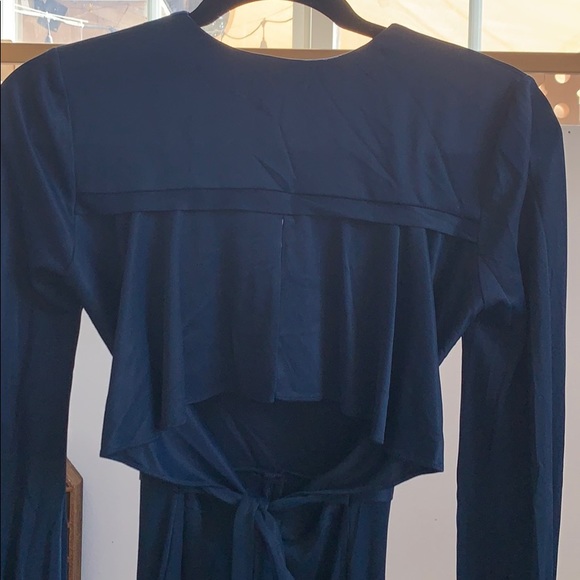 Bcbg Navy Open Back Dress - Picture 5 of 7
